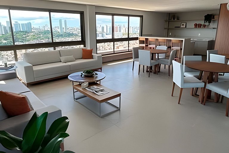 BLUE OASIS: Sea View in vibrant Rio Vermelho!